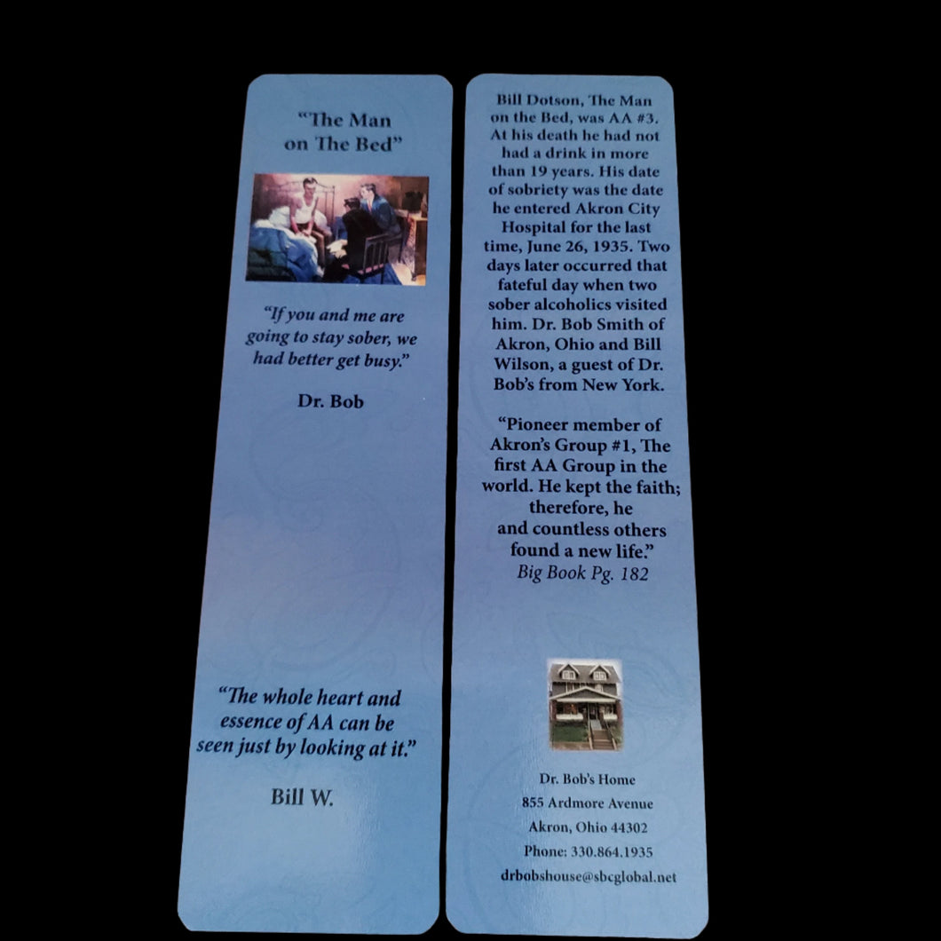 Man on the Bed bookmark