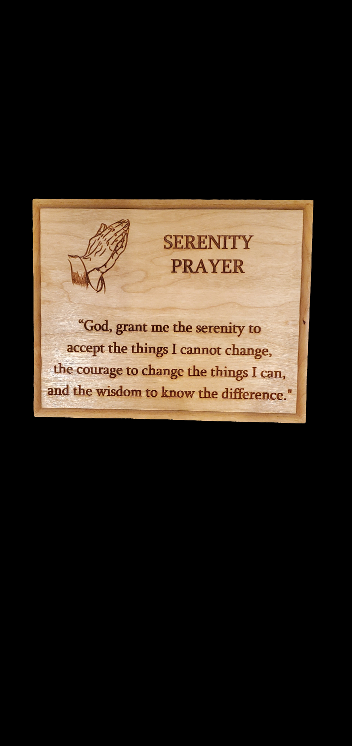 Serenity Plaque