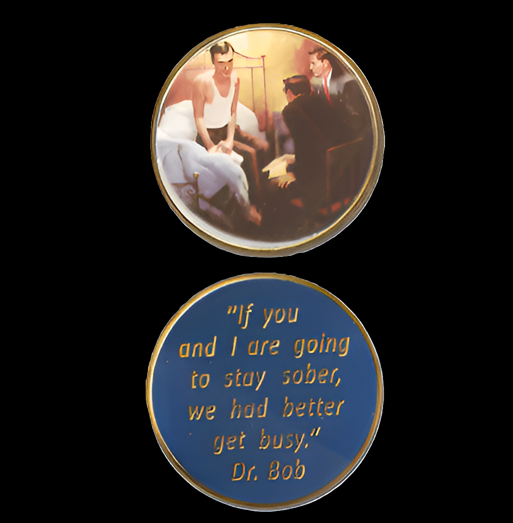 Man on the Bed Coin