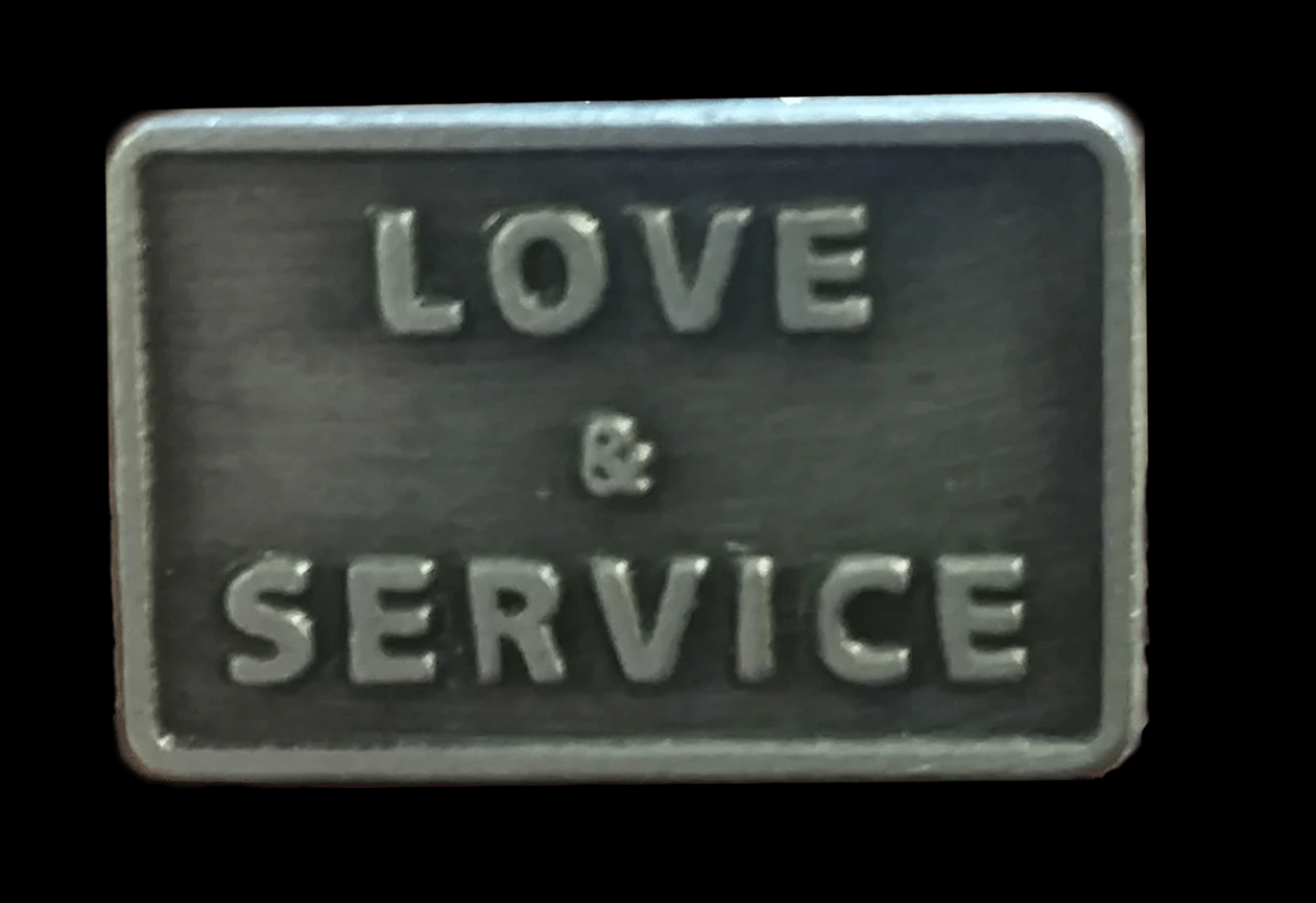 Love & Service Lapel Pin – Dr Bob's Home