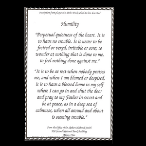 Inspiration Card: Humility