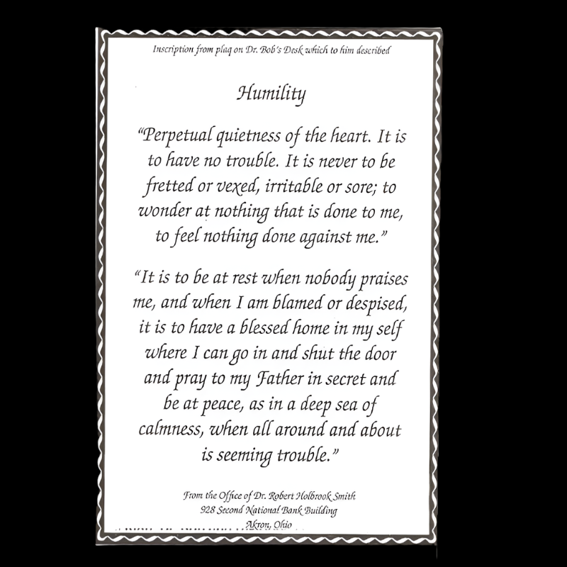Inspiration Card: Humility