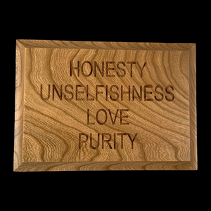 Four Absolutes Plaque