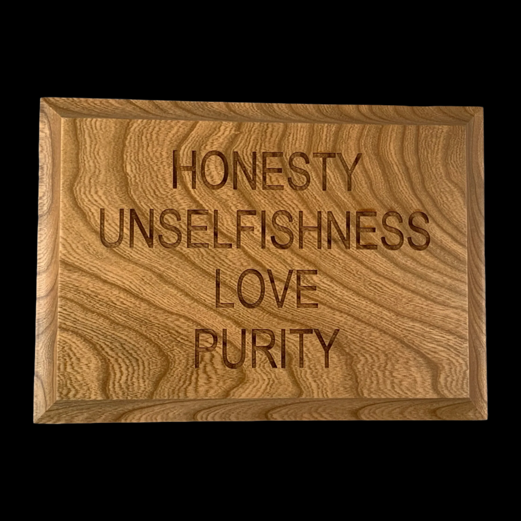 Four Absolutes Plaque
